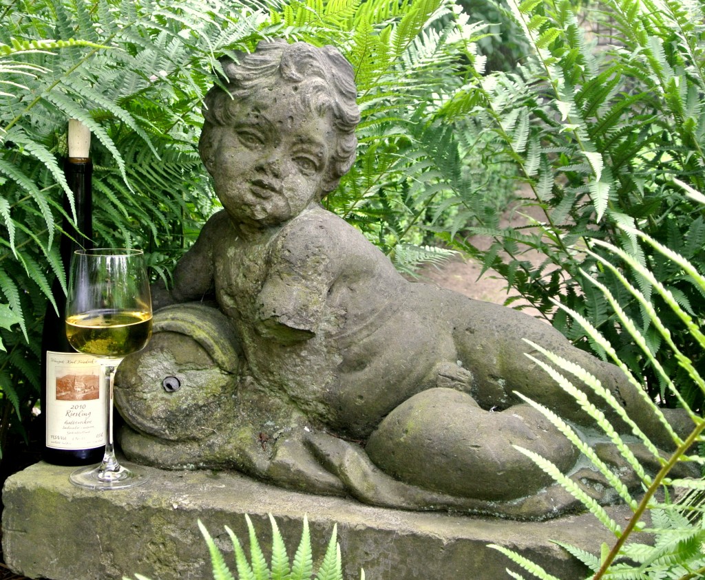 Garten im Weingut Aust