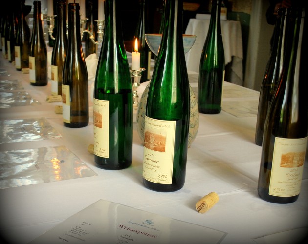  Bei der Jungweinprobe erhalten Sie durch unsere Winzer und Karl Friedrich Aust  Auskunft über den Anbeu im Weinberg und die Weinherstellung im Weinkeller. 